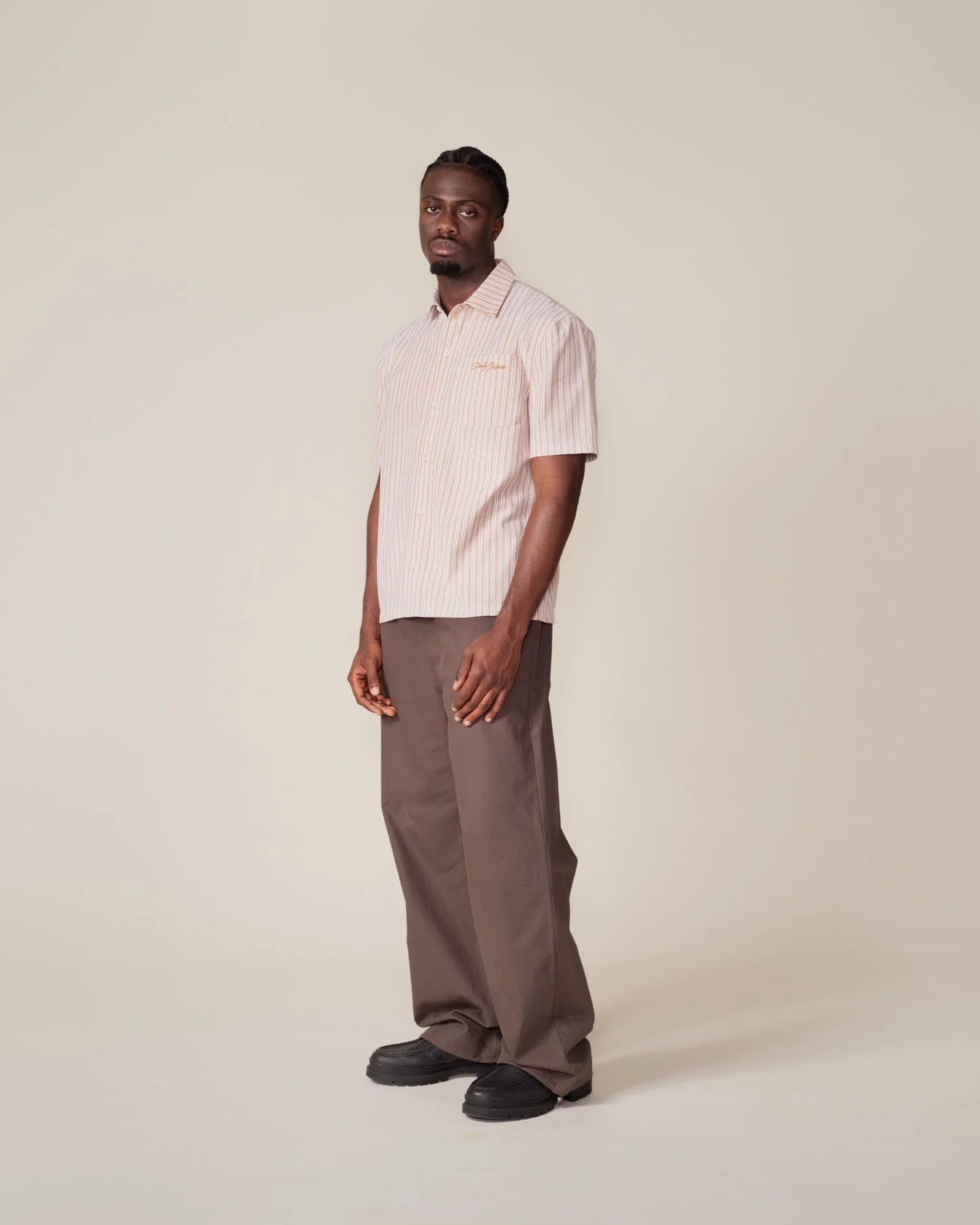 Beige Stripe Shirt